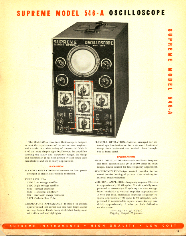 546-A Oscilloscope