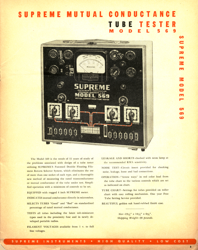 569 Tube Tester