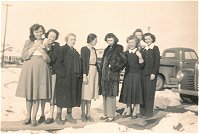 Employees in Parking Lot